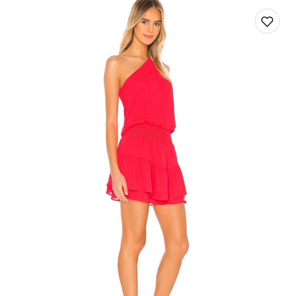 One Shoulder Ruffle Mini- krisa - Picture 3 of 3